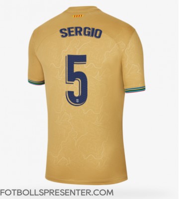 Barcelona Sergio Busquets #5 Borta Matchtröja 2022-23 Kortärmad